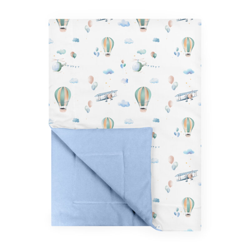 Kocyk 150x100 Balloon niebieski
