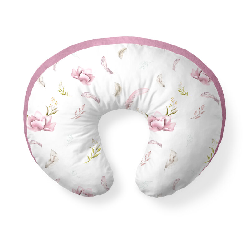 Poduszka do karmienia Blossom brudny róż