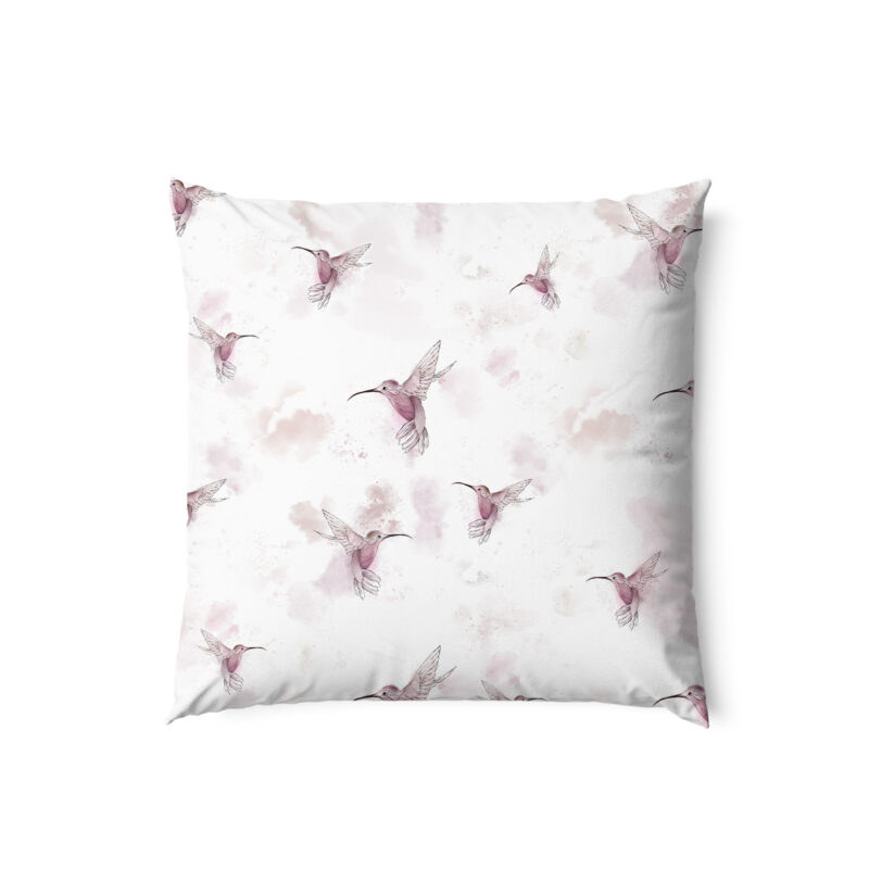 Poszewka 40x40 Pink colibri