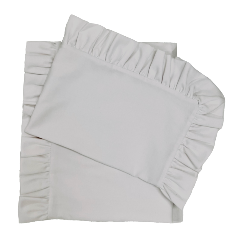 Komplet pościeli 75x65+30x40 z falbanką jasnoszary