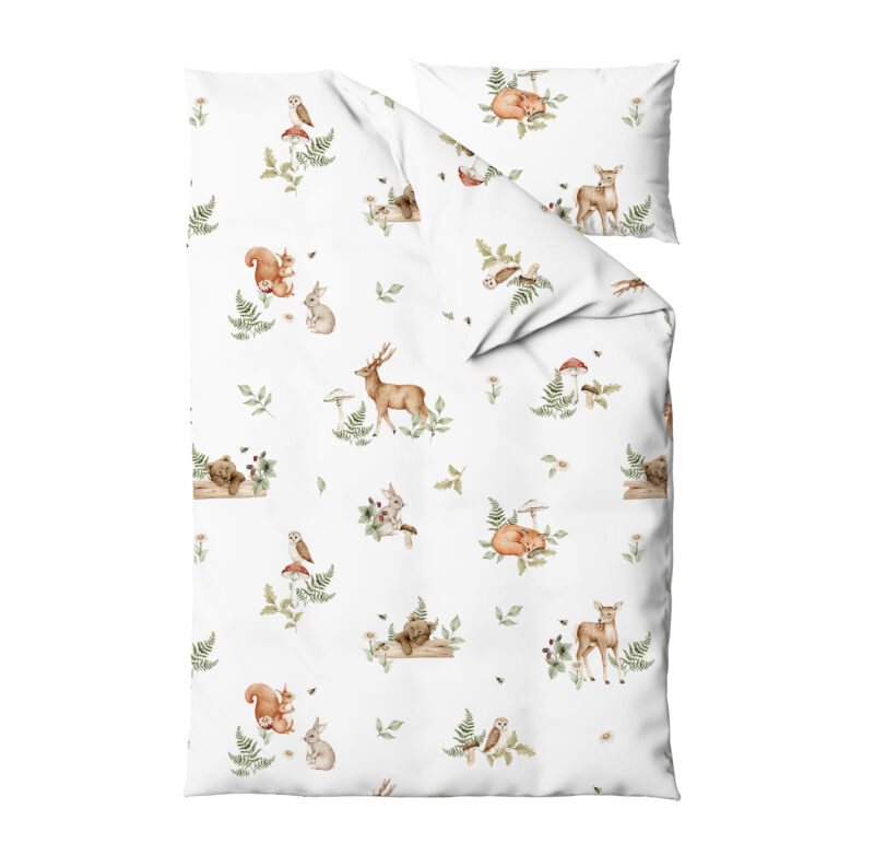 Komplet pościeli 75x65+30x40 Woodland Story - obrazek 2