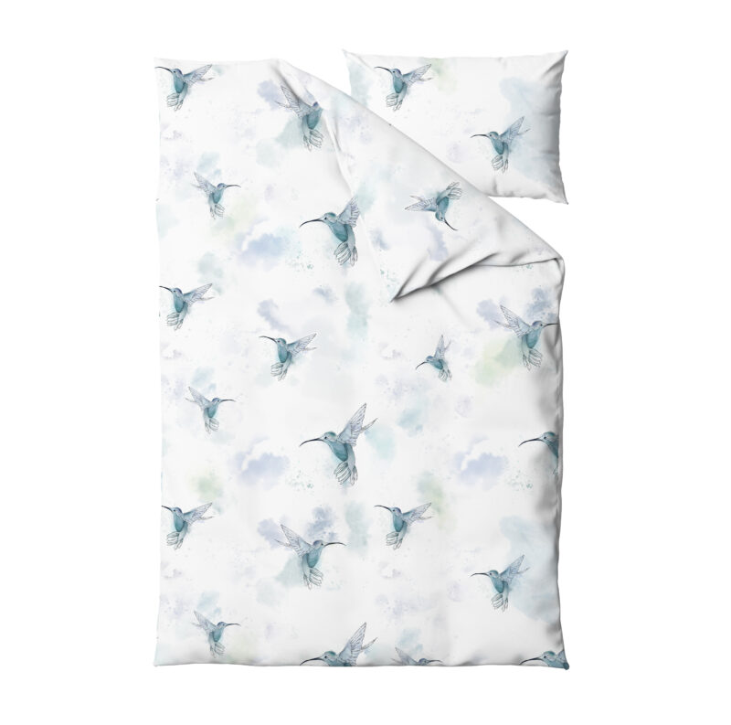 Komplet pościeli 75x65+30x40 Blue colibri - obrazek 2
