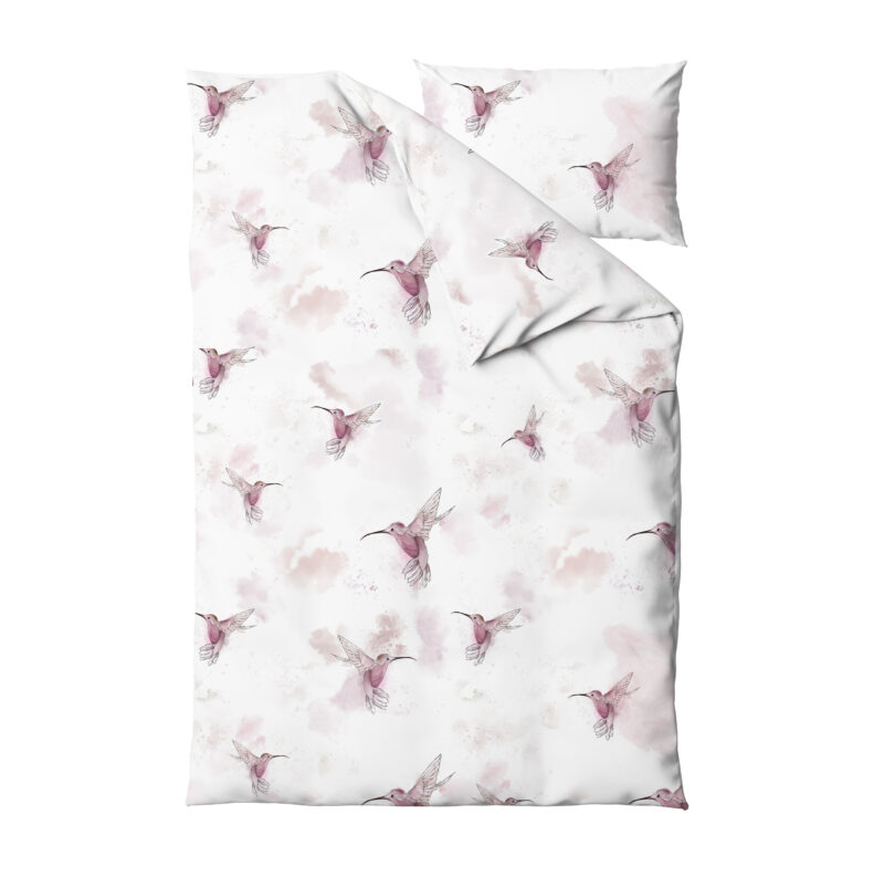 Komplet pościeli 75x65+30x40 Pink colibri - obrazek 2
