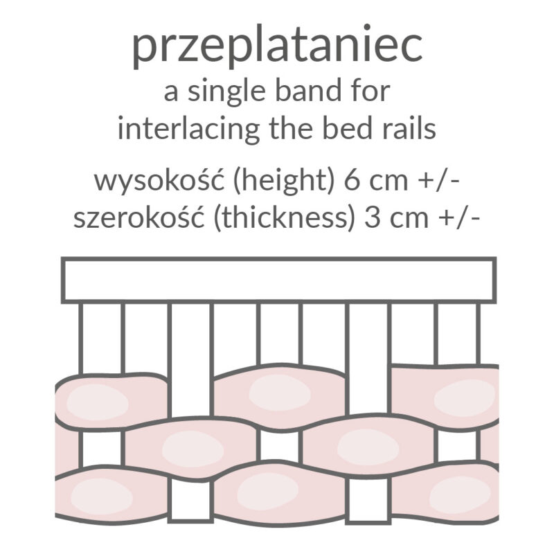 Ochraniacz przeplataniec Boucle