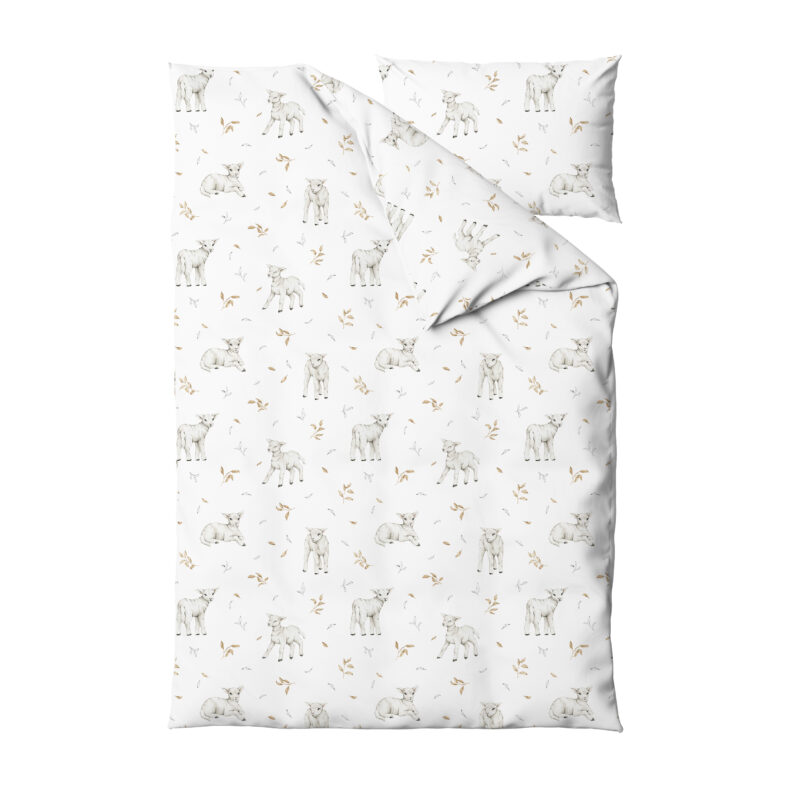 Komplet pościeli 135x100+40x60 Little sheep - obrazek 2