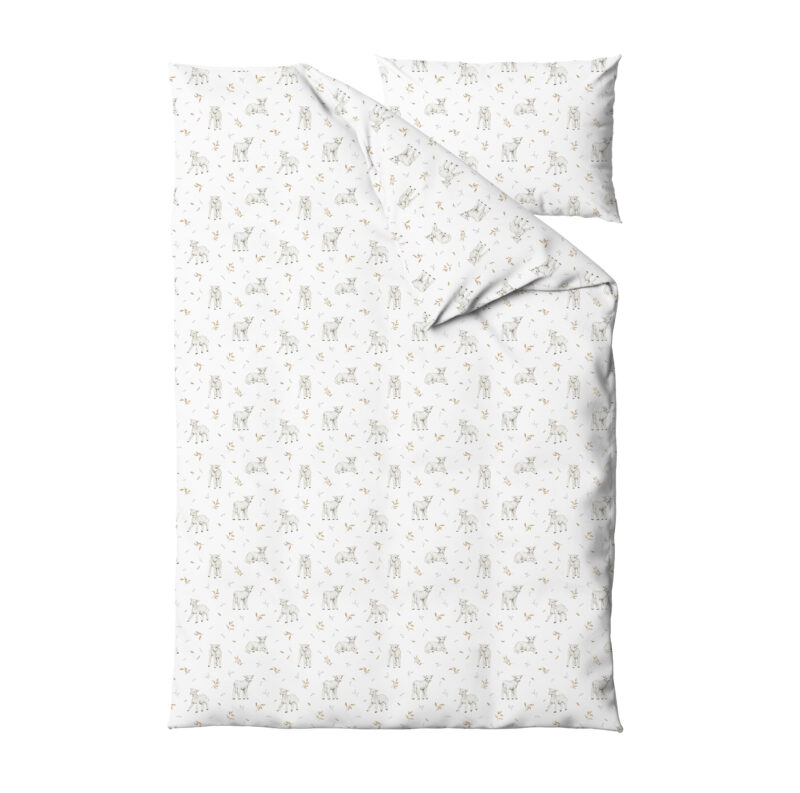 Komplet pościeli 200x140+70x80 Little sheep - obrazek 2