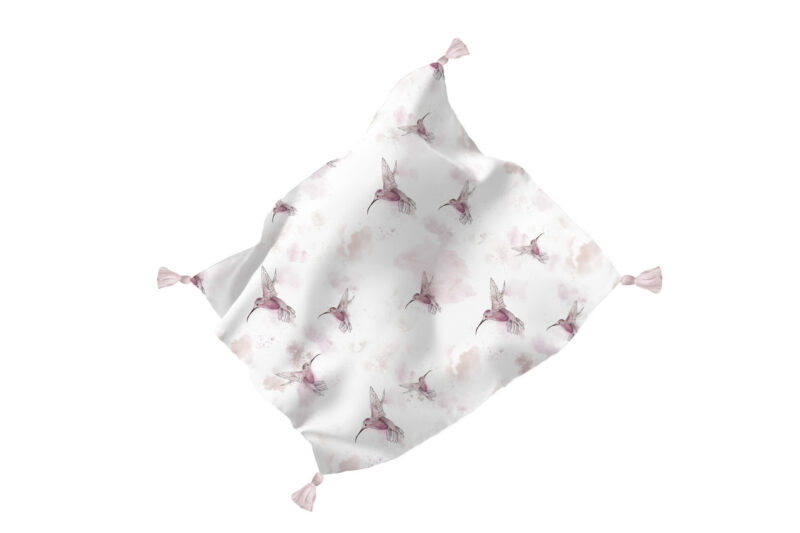 Otulacz z chwostami Pink colibri