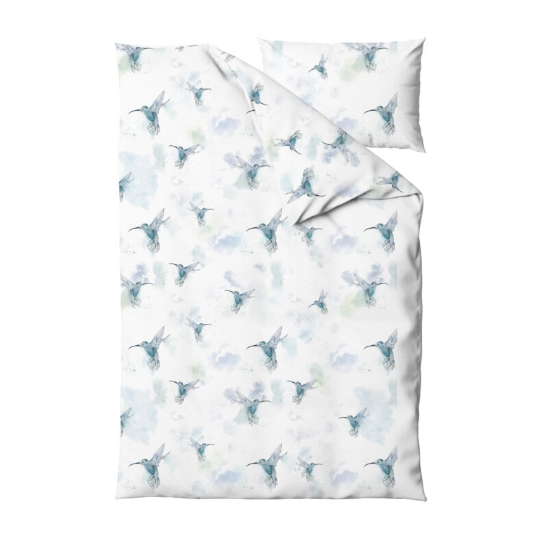 Komplet pościeli 120x90+40x60 Blue colibri - obrazek 2