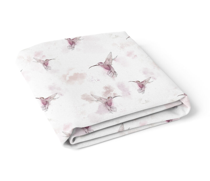 Komplet pościeli 120x90+40x60 Pink colibri