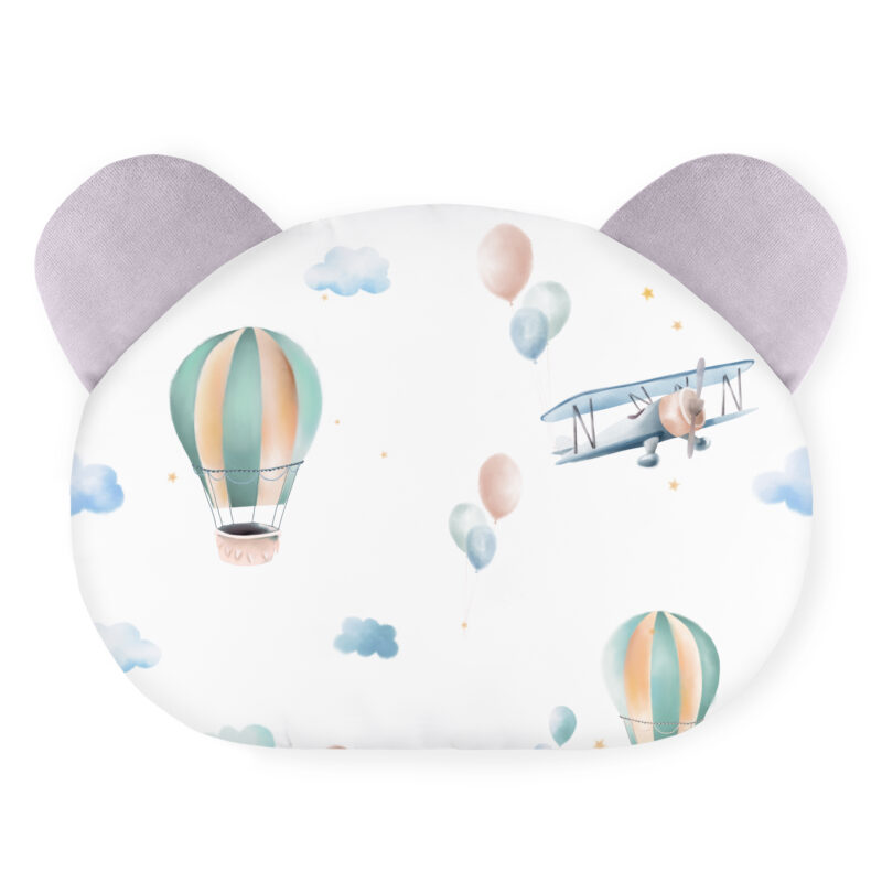 Poduszka miś Balloon jasnoszary
